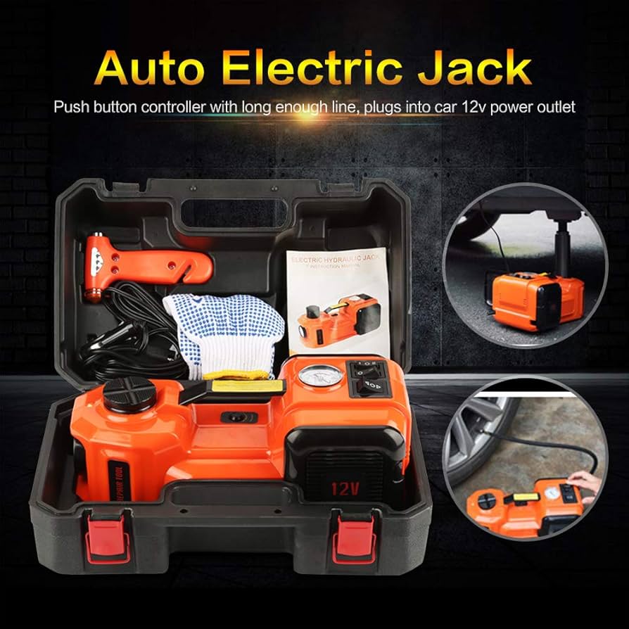 AutoPocketGear™ 5-Ton Electric Hydraulic Car Jack Kit