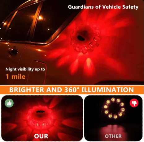 AutoPocketGear™ USB Rechargeable Warning Light LED